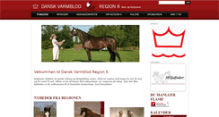 Desktop Screenshot of dvreg6.dk